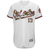 Manny Machado Baltimore Orioles Majestic Preakness Flex Base Player Jersey - White