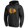 Chicago Blackhawks   Big & Tall Number One Dad Pullover Hoodie - Black