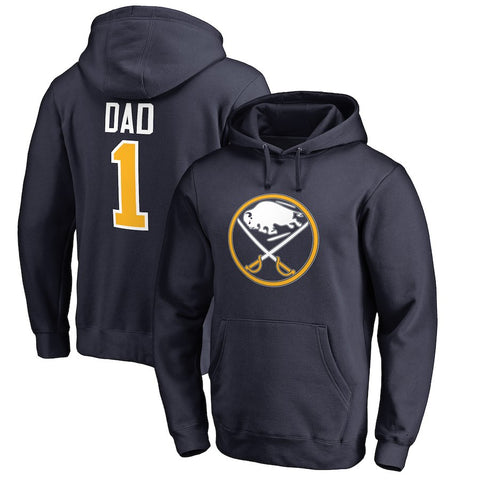 Buffalo Sabres   Big & Tall Number One Dad Pullover Hoodie - Navy