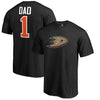 Anaheim Ducks   Big & Tall Number One Dad T-Shirt - Black