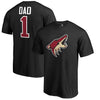 Arizona Coyotes   Big & Tall Number One Dad T-Shirt - Black