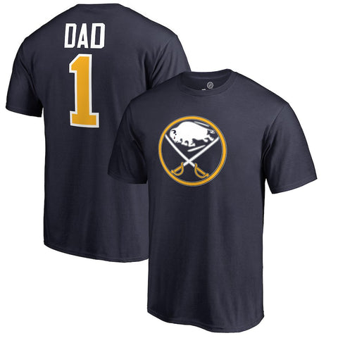 Buffalo Sabres   Big & Tall Number One Dad T-Shirt - Navy