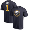 Buffalo Sabres   Big & Tall Number One Dad T-Shirt - Navy