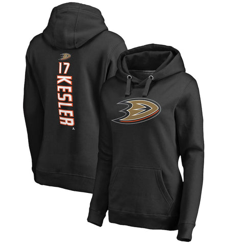 Ryan Kesler Anaheim Ducks   Women's Backer Pullover Hoodie - Black