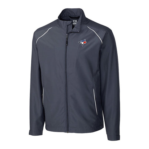 Toronto Blue Jays Cutter & Buck Big & Tall WeatherTec Beacon Full Zip Jacket