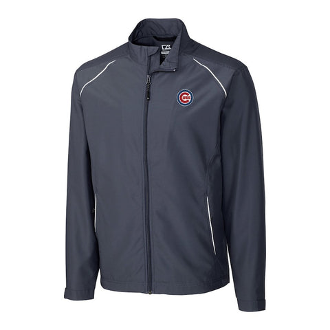 Chicago Cubs Cutter & Buck Big & Tall WeatherTec Beacon Full Zip Jacket