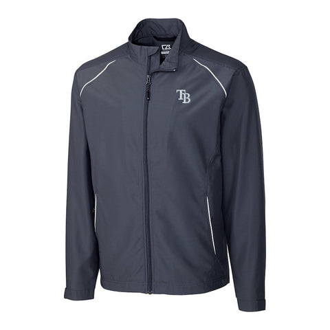Tampa Bay Rays Cutter & Buck Big & Tall WeatherTec Beacon Full Zip Jacket
