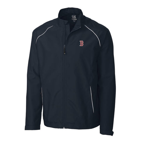 Boston Red Sox Cutter & Buck Big & Tall WeatherTec Beacon Full Zip Jacket