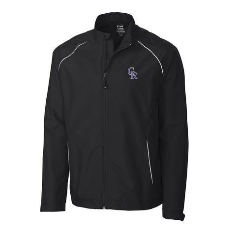 Colorado Rockies Cutter & Buck Big & Tall WeatherTec Beacon Full Zip Jacket