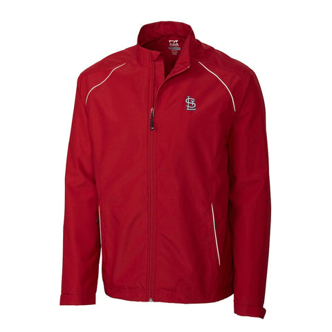 St. Louis Cardinals Cutter & Buck Big & Tall WeatherTec Beacon Full Zip Jacket