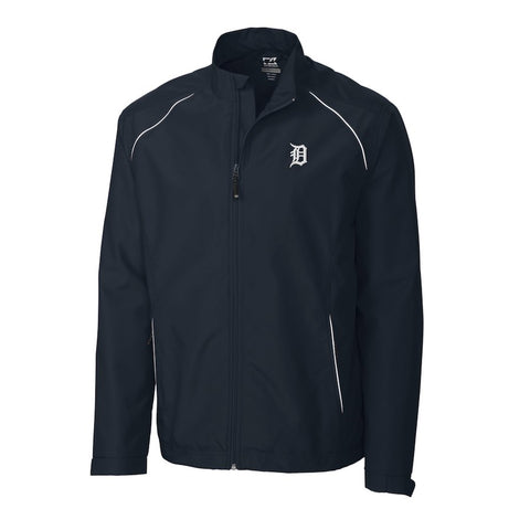 Detroit Tigers Cutter & Buck Big & Tall WeatherTec Beacon Full Zip Jacket