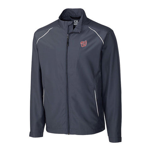 Washington Nationals Cutter & Buck Big & Tall WeatherTec Beacon Full Zip Jacket