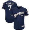 Eric Thames Milwaukee Brewers Majestic Flex Base Authentic Collection Jersey
