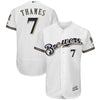 Eric Thames Milwaukee Brewers Majestic Flex Base Authentic Collection Jersey