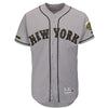 New York Mets Majestic 2018 Memorial Day Authentic Collection Flex Base Team Jersey - Gray