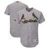 St. Louis Cardinals Majestic 2018 Memorial Day Authentic Collection Flex Base Team Jersey - Gray