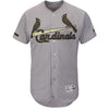St. Louis Cardinals Majestic 2018 Memorial Day Authentic Collection Flex Base Team Jersey - Gray