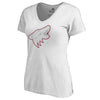 Arizona Coyotes   Women's Plus Sizes White Out T-Shirt - White