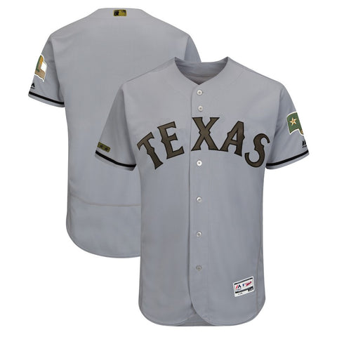 Texas Rangers Majestic 2018 Memorial Day Authentic Collection Flex Base Team Jersey