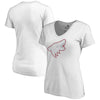 Arizona Coyotes   Women's Plus Sizes White Out T-Shirt - White