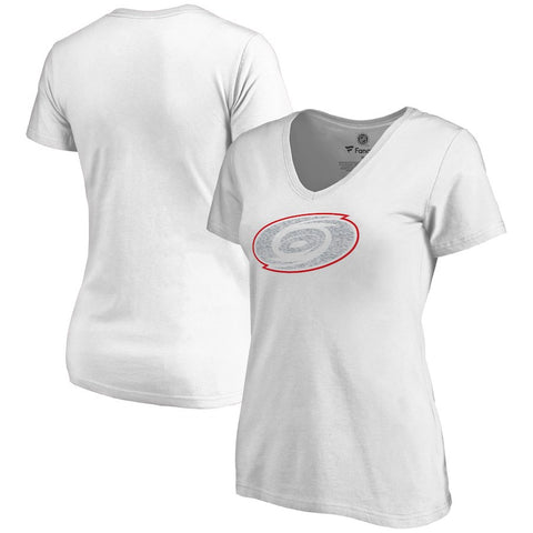 Carolina Hurricanes   Women's Plus Sizes White Out T-Shirt - White