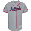 Atlanta Braves Majestic 2018 Stars and Stripes Authentic Collection Flex Base Team Jersey - Gray