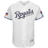 Kansas City Royals Majestic 2018 Stars and Stripes Authentic Collection Flex Base Team Jersey - White