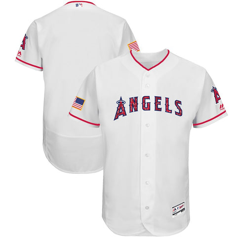 Los Angeles Angels Majestic 2017 Stars & Stripes Authentic Collection Flex Base Team Jersey