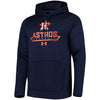 Houston Astros Under Armour Performance Fleece Pullover Hoodie - Navy