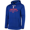 Texas Rangers Under Armour Performance Fleece Pullover Hoodie - Royal
