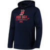 Boston Red Sox Under Armour Performance Fleece Pullover Hoodie - Navy