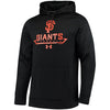 San Francisco Giants Under Armour Performance Fleece Pullover Hoodie - Black