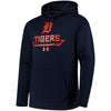 Detroit Tigers Under Armour Performance Fleece Pullover Hoodie - Navy