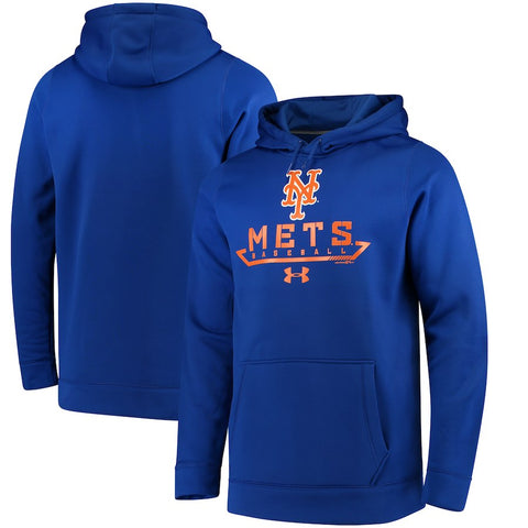 New York Mets Under Armour Performance Fleece Pullover Hoodie - Royal