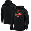San Francisco Giants Under Armour Performance Fleece Pullover Hoodie - Black