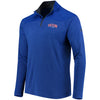 Chicago Cubs Under Armour Tech Tonal Twist Quarter-Zip Pullover Jacket - Royal