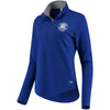 Toronto Blue Jays Under Armour Women's Charged Cotton Half-Zip Pullover Jacket - Royal