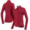 Arizona Diamondbacks Under Armour Women's Charged Cotton Half-Zip Pullover Jacket - Cardinal