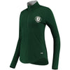 Oakland Athletics Under Armour Women's Charged Cotton Half-Zip Pullover Jacket - Green