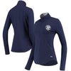 San Diego Padres Under Armour Women's Charged Cotton Half-Zip Pullover Jacket - Navy