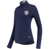 San Diego Padres Under Armour Women's Charged Cotton Half-Zip Pullover Jacket - Navy
