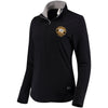 Pittsburgh Pirates Under Armour Women's Charged Cotton Half-Zip Pullover Jacket - Black