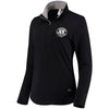 Chicago White Sox Under Armour Women's Charged Cotton Half-Zip Pullover Jacket - Black