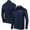 Seattle Mariners Under Armour Tech Tonal Twist Quarter-Zip Pullover Jacket - Navy