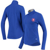 Texas Rangers Under Armour Women's Charged Cotton Half-Zip Pullover Jacket - Royal