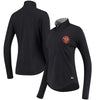 San Francisco Giants Under Armour Women's Charged Cotton Half-Zip Pullover Jacket - Black