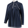Seattle Mariners Majestic Women's Plus Size Quarter-Zip Pullover Jacket - Navy