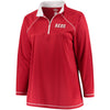 Cincinnati Reds Majestic Women's Plus Size Quarter-Zip Pullover Jacket - Red