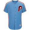 Philadelphia Phillies Majestic 1982 Turn Back the Clock Authentic Team Jersey - Light Blue