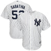 CC Sabathia New York Yankees Majestic Cool Base Home Player Jersey - White